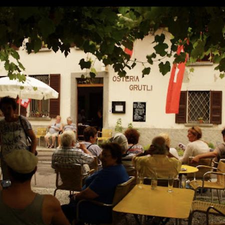 Osteria Gruetli Con Alloggio Borgnone Dış mekan fotoğraf
