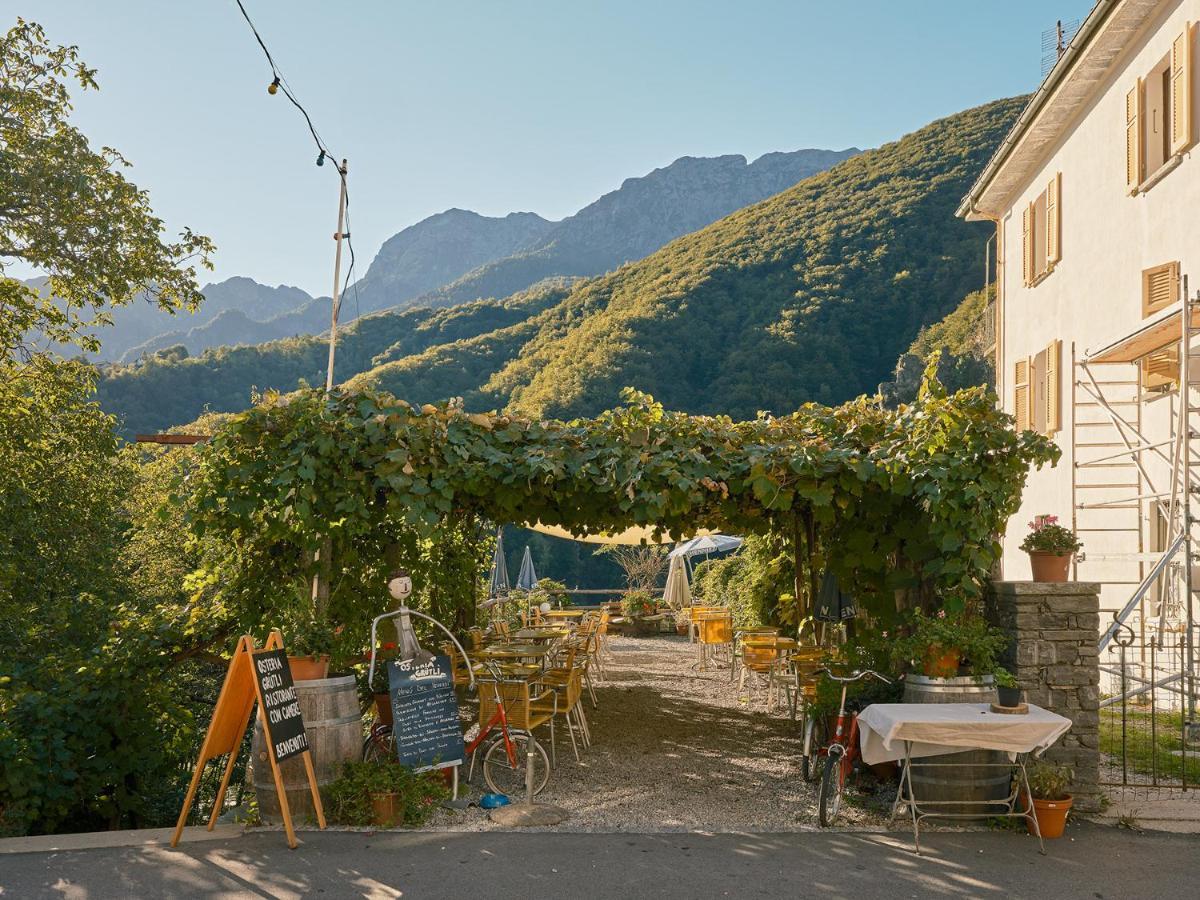Osteria Gruetli Con Alloggio Borgnone Dış mekan fotoğraf